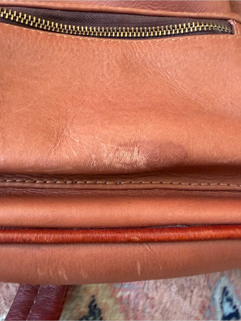 Beara Beara Leather Backpack - Brown - Picture 5 of 7